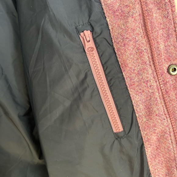 NWT Madhappy X Harris Tweed Puffer Jacket Violet SZ M Unisex 100% Wool Duck Down - Picture 8 of 8